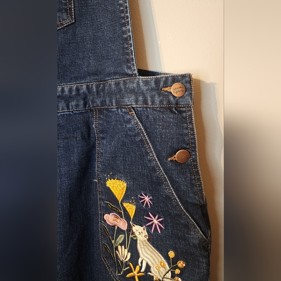 ModCloth x Princess Highway Embroidered Overalls - Picture 6 of 10